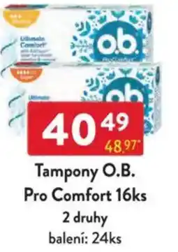 Qanto Tampony O.B. Pro Comfort nabídka