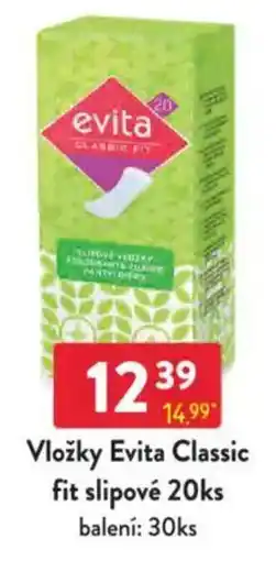 Qanto Vložky Evita Classic fit slipové nabídka
