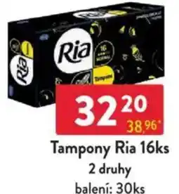 Qanto Tampony Ria nabídka