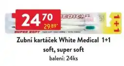 Qanto Zubní kartáček White Medical 1+1 soft, super soft nabídka