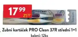 Qanto Zubní kartáček PRO Clean 37R střední 1+1 nabídka