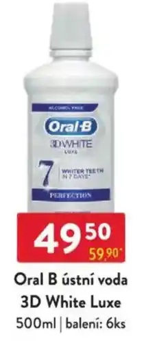 Qanto Oral B ústní voda 3D White Luxe nabídka