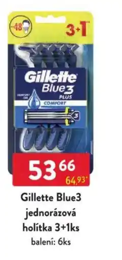 Qanto Gillette Blue3 jednorázová holítka nabídka