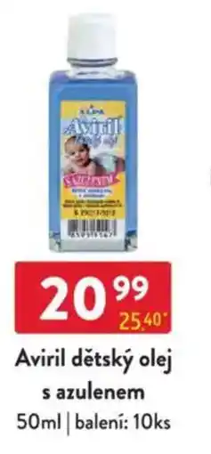 Qanto Aviril dětský olej s azulenem nabídka