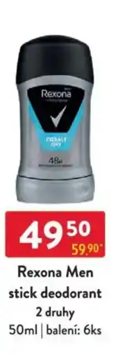 Qanto REXONA Men stick deodorant nabídka