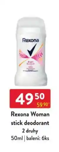 Qanto REXONA Woman stick deodorant nabídka