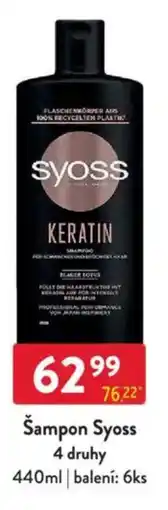 Qanto Šampon Syoss nabídka