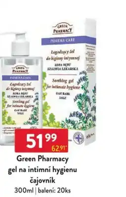 Qanto Green Pharmacy gel na intimní hygienu čajovník nabídka