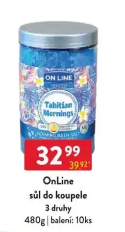 Qanto OnLine sůl do koupele nabídka