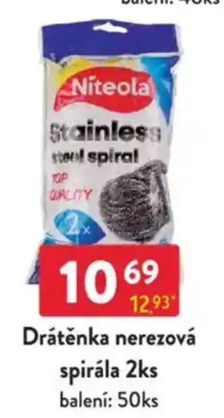 Qanto Drátěnka nerezová spirála nabídka