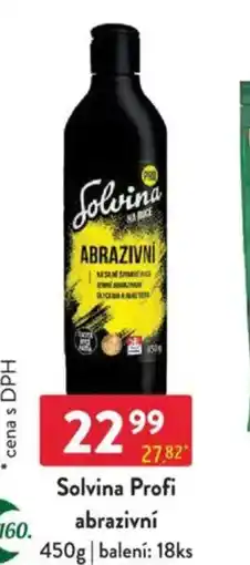 Qanto Solvina Profi abrazivní nabídka