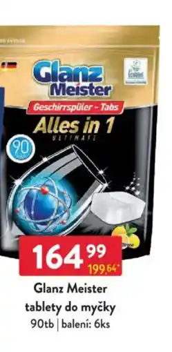 Qanto Glanz Meister tablety do myčky nabídka