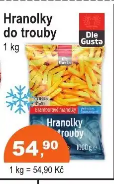 COOP DISKONT Hranolky do trouby nabídka