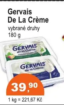 COOP DISKONT GERVAIS De La Crème nabídka