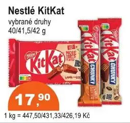 COOP DISKONT Nestlé KitKat nabídka
