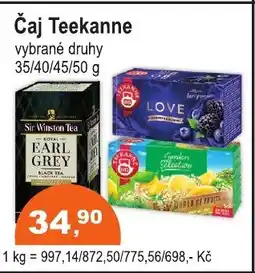 COOP DISKONT Čaj Teekanne nabídka