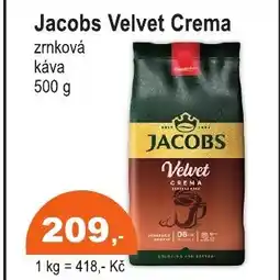 COOP DISKONT Jacobs Velvet Crema nabídka