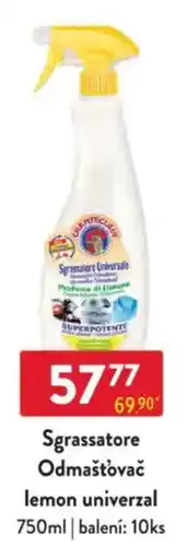 Qanto Sgrassatore Odmašťovač lemon univerzal nabídka