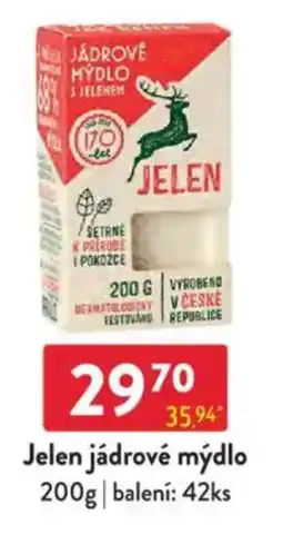 Qanto Jelen jádrové mýdlo nabídka