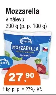 COOP DISKONT Mozzarella nabídka