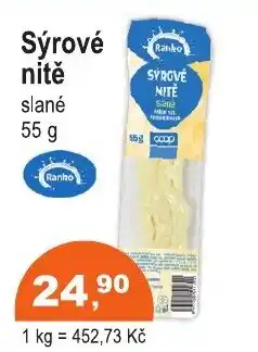 COOP DISKONT Sýrové nitě nabídka