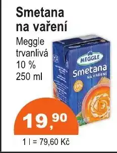 COOP DISKONT MEGGLE Smetana na vaření nabídka