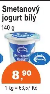 COOP DISKONT Smetanový jogurt bílý nabídka