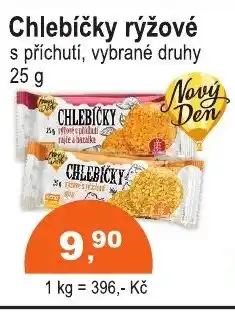 COOP DISKONT Chlebíčky rýžové nabídka