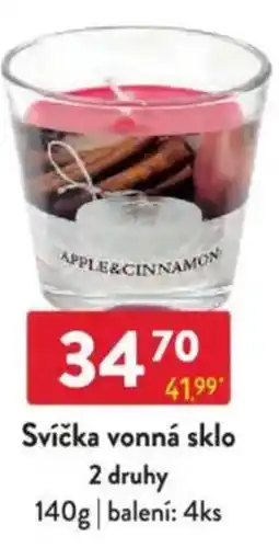 Qanto Svíčka vonná sklo nabídka