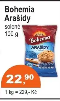 COOP DISKONT Bohemia Arašídy nabídka