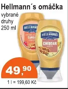 COOP DISKONT HELLMANN'S omáčka nabídka