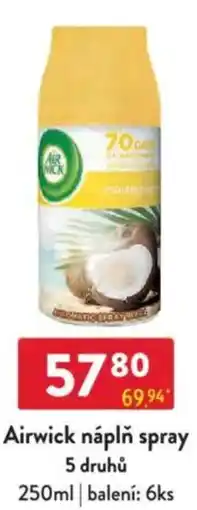 Qanto Airwick náplň spray nabídka