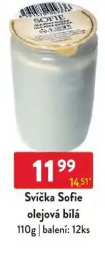 Qanto Svíčka Sofie olejová bílá nabídka
