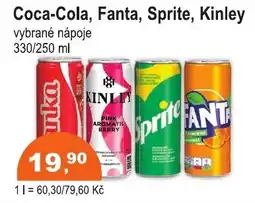 COOP DISKONT Coca-Cola, Fanta, Sprite, Kinley nabídka