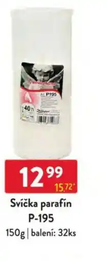 Qanto Svíčka parafín P-195 nabídka
