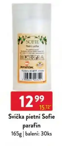 Qanto Svíčka pietní Sofie parafín nabídka