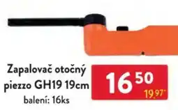 Qanto Zapalovač otočný piezzo GH19 19cm nabídka