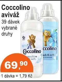 COOP DISKONT Coccolino aviváž nabídka