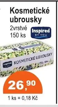 COOP DISKONT Kosmetické ubrousky nabídka