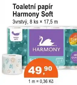 COOP DISKONT Toaletní papír Harmony Soft nabídka