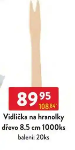 Qanto Vidlička na hranolky dřevo 8.5 cm nabídka