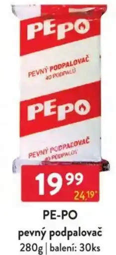 Qanto PE-PO pevný podpalovač nabídka