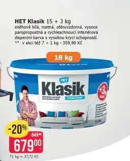 Teta HET Klasik 15 + 3 kg nabídka