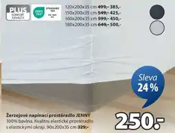JYSK Žerzejové napínací prostěradlo JENNY nabídka