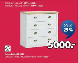 JYSK KOMODA MARKSKEL nabídka