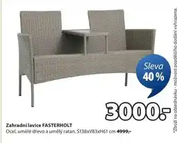 JYSK Zahradní lavice FASTERHOLT nabídka