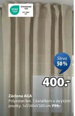 JYSK ZÁCLONA AGA nabídka
