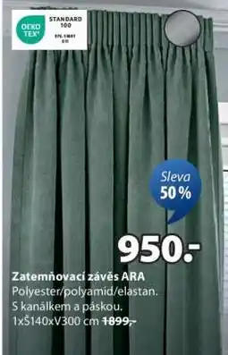 JYSK ZATEMŇOVACÍ ZÁVĚS ARA nabídka