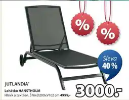 JYSK JUTLANDIA Lehátko HANSTHOLM nabídka