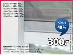 JYSK ZATEMŇOVACÍ ROLETA BOLGA nabídka
